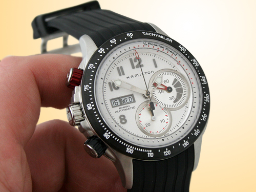 Collectors Market - SOLD: Hamilton Aviation Khaki Tachymeter