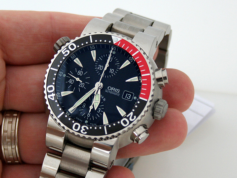 oris tt1 titanium chronograph